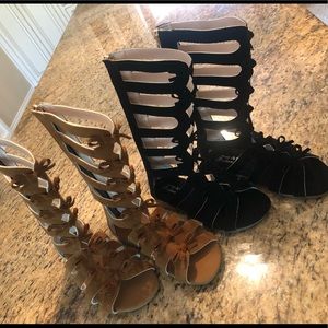 Gladiator Sandals, Size 13 Little Girls